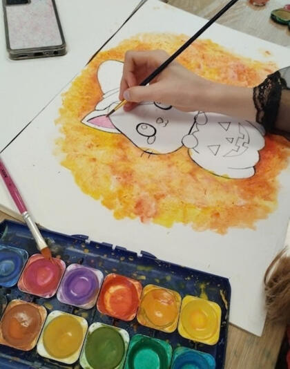 Dibujo con acuarela. MLC Atelier Ponferrada