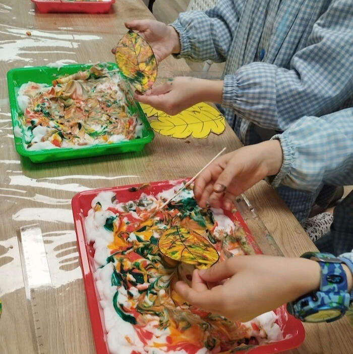Clases de pintura para niños con diferentes técnicas y materiales. MLC Atelier Ponferrada